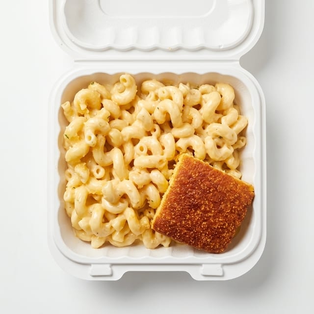 Mac&Cheese + Cornbread.