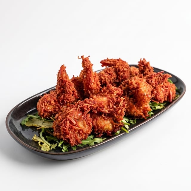Coconut Chili Fried Shrimp