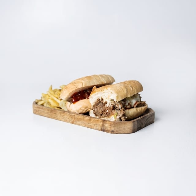 L - Steak & Cheese Sandwich.