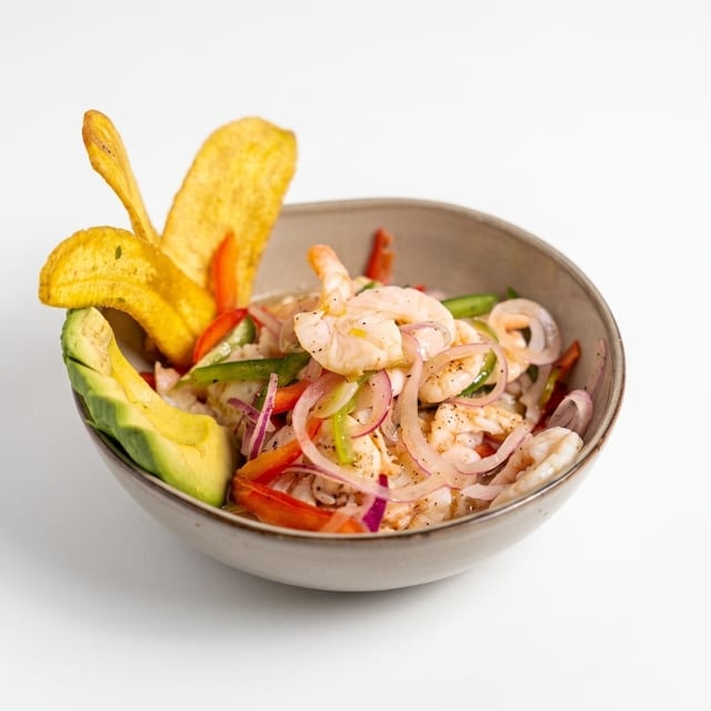 Shrimp Ceviche.