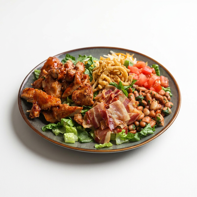 L - BBQ Grilled Chicken & Ranch Salad.